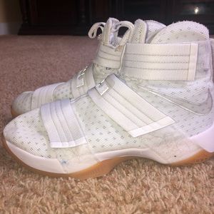 Lebron 10 Solider White